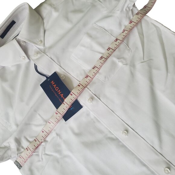 MagnaReady boys dress shirts Size large white magnetic Button Down Long sleeves - Picture 3 of 14